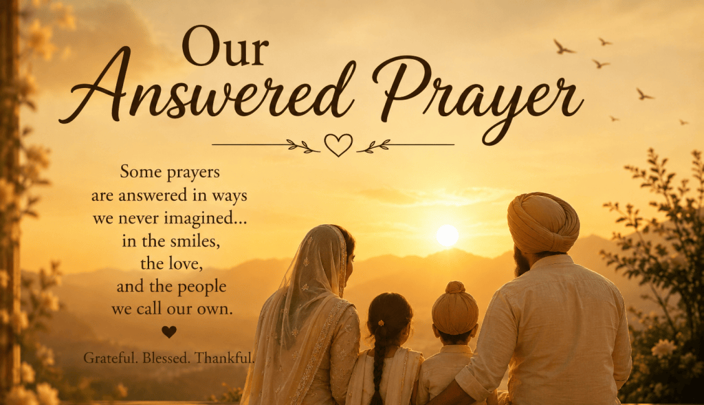 Our Answered Prayer ❤️🙏